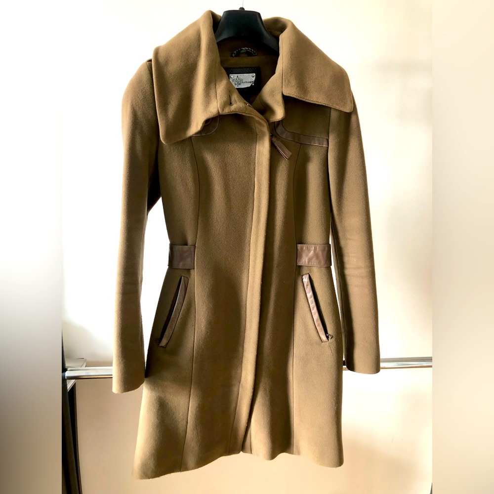 Mackage wool camel taupe colored coat, size XS